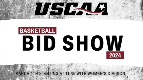 USCAA Announces 2024 Division I and II Men's and Women's Live Bid Shows